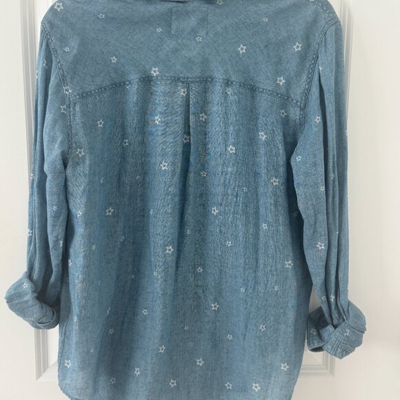Rails Ingrid Indigo Polka Dots Chambray Shirt - Picture 3 of 3